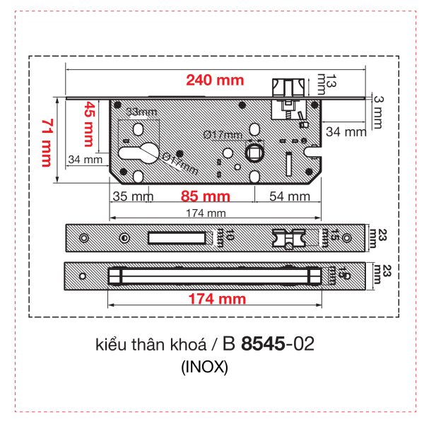 TOP 8545-02-INOX